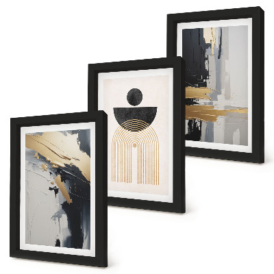 Gallery wall Geometrische abstracte elegante compositie