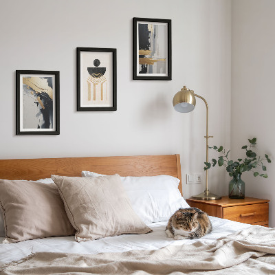 Gallery wall Geometrische abstracte elegante compositie
