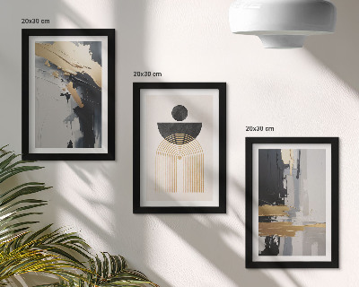 Gallery wall Geometrische abstracte elegante compositie
