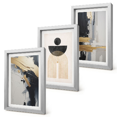 Gallery wall Geometrische abstracte elegante compositie