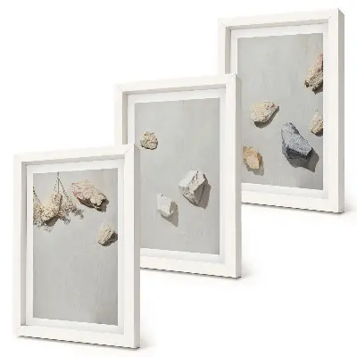 Gallery wall Boho strandstenen minimalistische decoraties