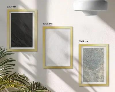 Wanddecoratie elegante stenen constructies in diverse kleuren