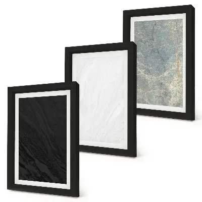 Wanddecoratie elegante stenen constructies in diverse kleuren