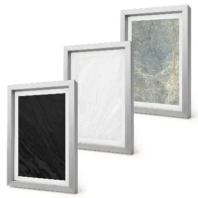 Wanddecoratie elegante stenen constructies in diverse kleuren