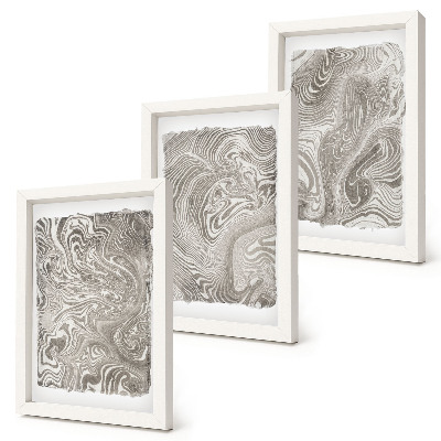 Gallery wall Abstracte schilderkunst met moderne vormen