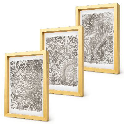 Gallery wall Abstracte schilderkunst met moderne vormen