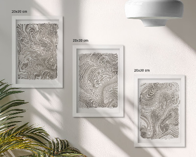 Gallery wall Abstracte schilderkunst met moderne vormen