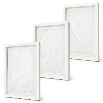 Set van ingelijste schilderijen Elegante lineaire structuur van marmer.