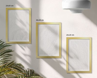 Set van ingelijste schilderijen Elegante lineaire structuur van marmer.