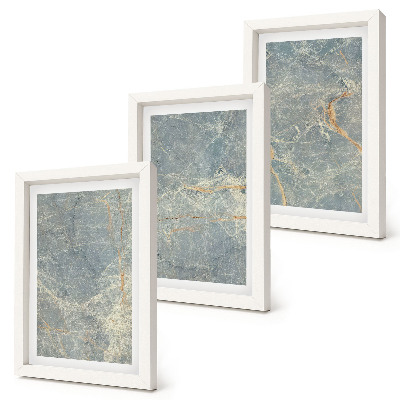 Gallery wall Decoratieve steenstructuur van groen geaderd marmer.