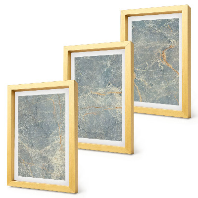 Gallery wall Decoratieve steenstructuur van groen geaderd marmer.