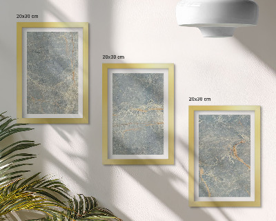 Gallery wall Decoratieve steenstructuur van groen geaderd marmer.