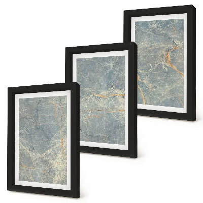 Gallery wall Decoratieve steenstructuur van groen geaderd marmer.