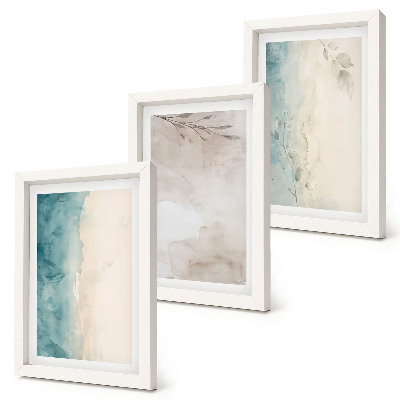 Gallery wall Subtiele aquarelachtige textuur