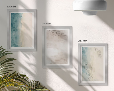 Gallery wall Subtiele aquarelachtige textuur