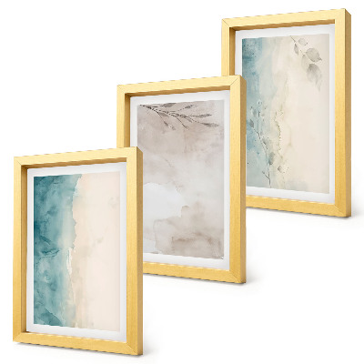 Gallery wall Subtiele aquarelachtige textuur