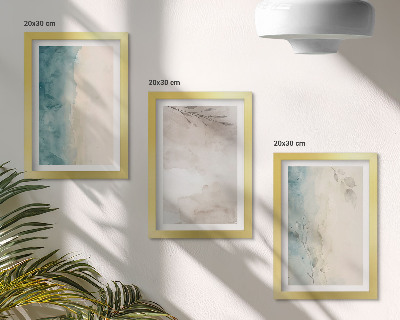 Gallery wall Subtiele aquarelachtige textuur