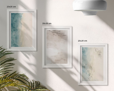 Gallery wall Subtiele aquarelachtige textuur