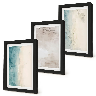 Gallery wall Subtiele aquarelachtige textuur