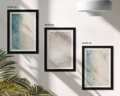 Gallery wall Subtiele aquarelachtige textuur