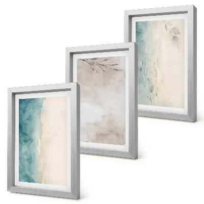 Gallery wall Subtiele aquarelachtige textuur