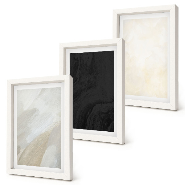 Gallery wall Structuren in verschillende tinten minimalisme