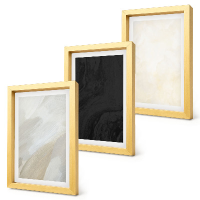 Gallery wall Structuren in verschillende tinten minimalisme