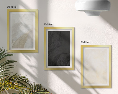 Gallery wall Structuren in verschillende tinten minimalisme