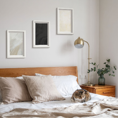 Gallery wall Structuren in verschillende tinten minimalisme