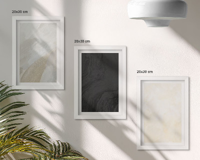 Gallery wall Structuren in verschillende tinten minimalisme