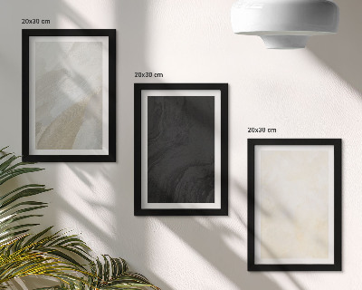 Gallery wall Structuren in verschillende tinten minimalisme
