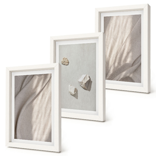 Gallery wall Close-ups van moderne boho-stijl structuren
