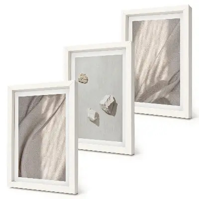 Gallery wall close-ups van structuren in moderne boho-stijl