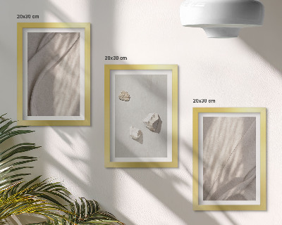 Gallery wall Close-ups van moderne boho-stijl structuren