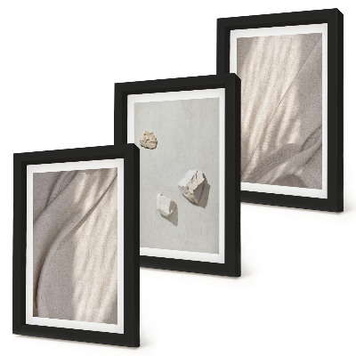 Gallery wall Close-ups van moderne boho-stijl structuren