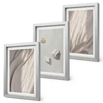 Gallery wall close-ups van structuren in moderne boho-stijl