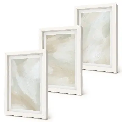 Gallery wand verftextuur met sporen van minimalistische verf