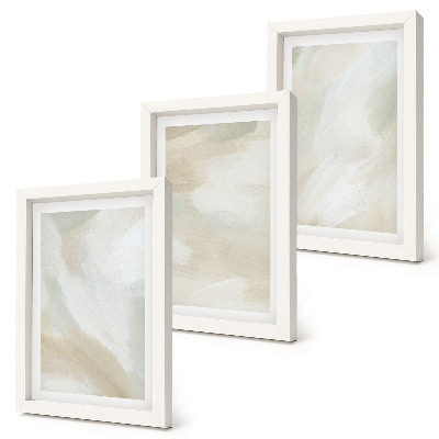 Gallery wall Verftextuur, sporen van minimalistische verf