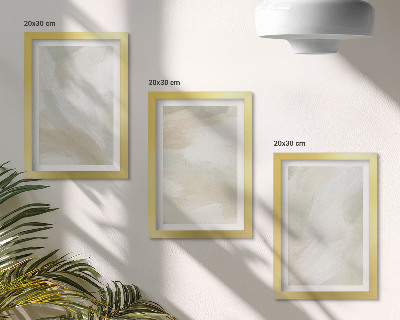 Gallery wall Verftextuur, sporen van minimalistische verf