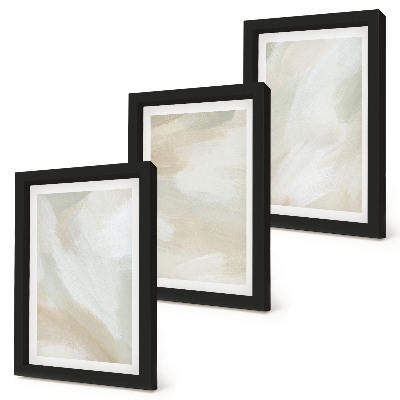 Gallery wall Verftextuur, sporen van minimalistische verf