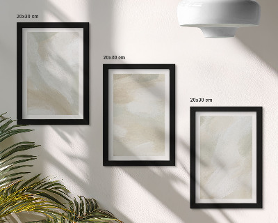 Gallery wall Verftextuur, sporen van minimalistische verf