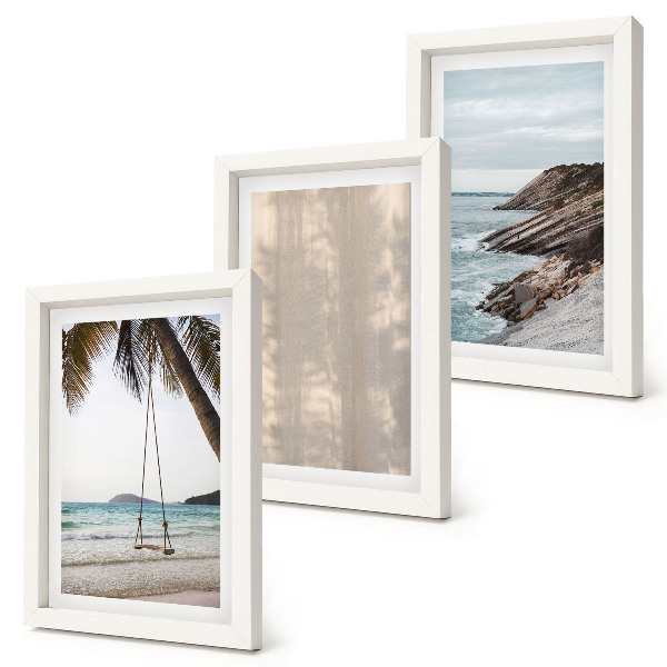Gallery wall Zomerzand en uitzicht op zee, zomerse landschappen