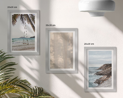 Gallery wall Zomerzand en uitzicht op zee, zomerse landschappen