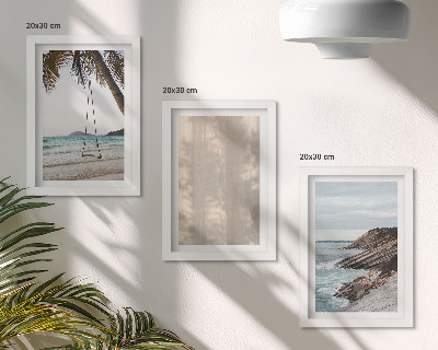 Gallery wall Zomerzand en uitzicht op zee, zomerse landschappen