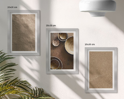 Gallery wall Stenen constructies in moderne minimalistische stijl