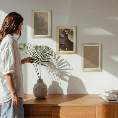 Gallery wall Stenen constructies in moderne minimalistische stijl