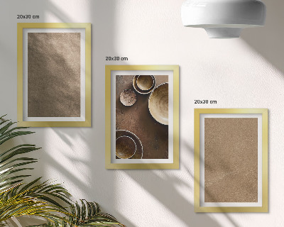 Gallery wall Stenen constructies in moderne minimalistische stijl