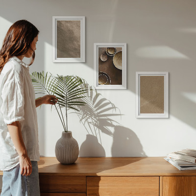 Gallery wall Stenen constructies in moderne minimalistische stijl