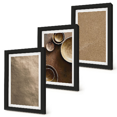 Gallery wall Stenen constructies in moderne minimalistische stijl