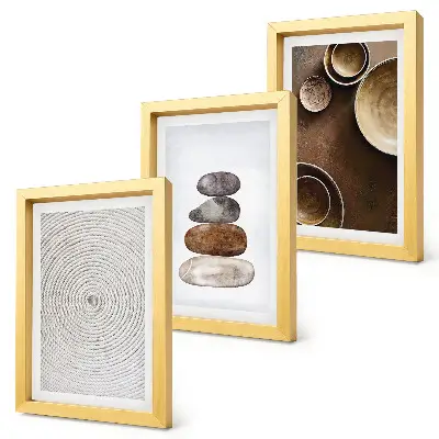Gallery wall Texturen in de kunst en modern design.